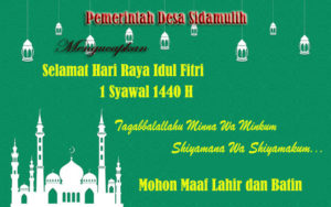 Selamat Hari Raya Idul Fitri