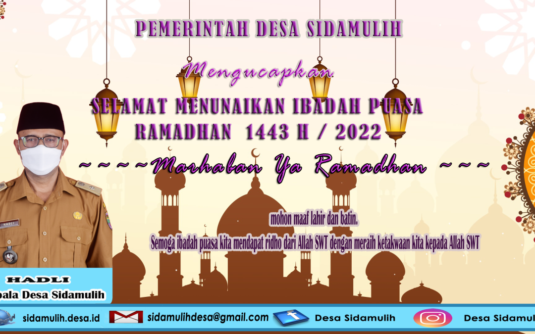 Selamat menjalankan ibadah puasa