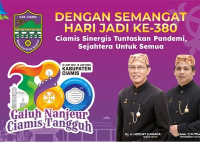 Logo Hari Jadi Kabupaten Ciamis ke-380 Serta Makna