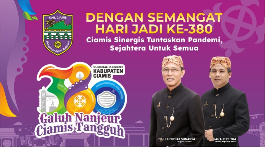 Logo Hari Jadi Kabupaten Ciamis ke-380 Serta Makna