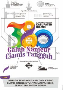 Makna Logo hari Jadi Kabupaten Ciamis ke-380 (Karya : Elzetdesain/rcn)