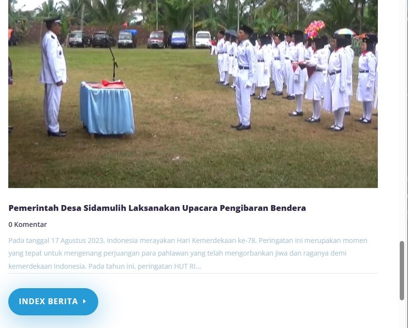 Ikuti Perkembangan Desa Sidamulih Melalui Media Sosial Digital
