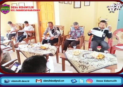Pemerintah Desa Sidamulih laksakan Rapat Pembahasan Rancangan RKPDesa 2024