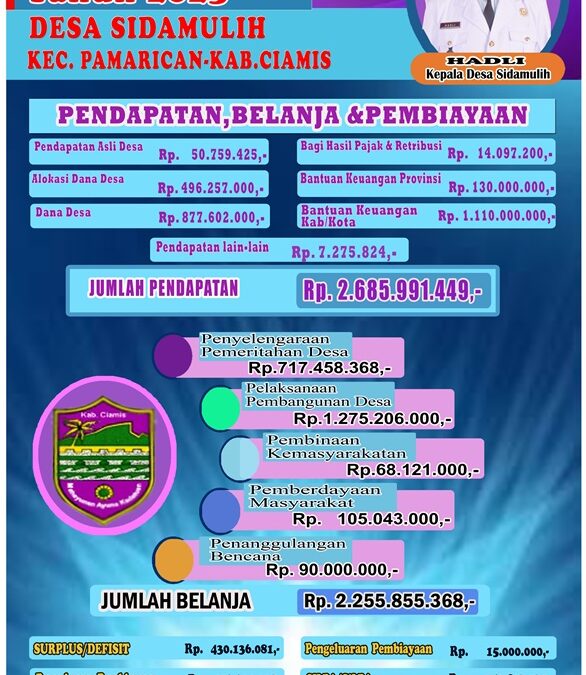 Laporan Realisasi Anggaran Desa Tahun 2023